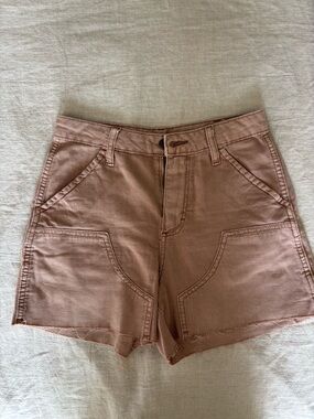 Wrangler Women's Dusty Rose Utility Jean Shorts